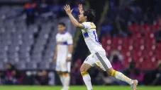 Lainez reapareció en la cancha del Estadio Azteca
