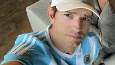 El actor apoyó a Argentina en la Final