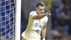 El delantero azulcrema volvió a los entrenamientos tras haberse lesionado