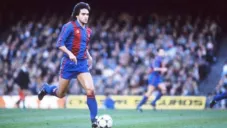 Marcos Alonso Peña fue campeón con el Barcelona en el 84-85