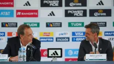 Rodrigo Ares de Parga junto a Diego Cocca