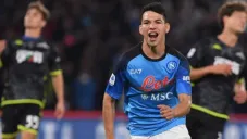 Chucky Lozano, jugador del Napoli