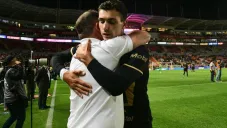 Pumas: Así fue el reencuentro de Lillini con sus exdirigidos en el Victoria