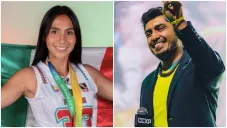 Diana Flores y Tenoch Huerta