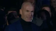 Zinedine Zidane en la gala de Alpine