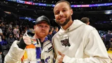 Canelo y Stephen Curry disfrutaron juntos del Lakers vs Warriors