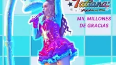 Tatiana festejando mil millones de reproducciones