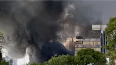 El incendio se reportó esta mañana en la Alcaldía Azcapotzalco