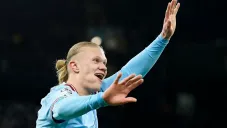 Erling Haaland anotó cinco tantos en la goleada del City