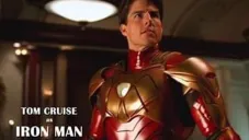 Vista de Tom Cruise como Iron Man