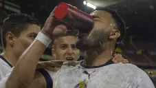 Alexis Vega: ¿Era chela? Así fue su festejo de gol en el Clásico Tapatío