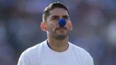 El arquero mexicano con la nariz azul en pro de la Inclusión