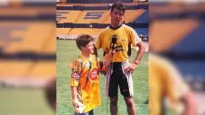 Samuel García y Robert Dante Siboldi en el Estadio Universitario