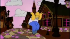 Homero no cabe de felicidad