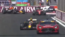 Checo Pérez ganó el Gran Premio de Azerbaiyán