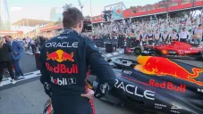 Max Verstappen luego de acabar el GP de Azerbaiyán