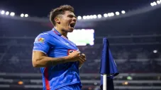 Rodrigo Huescas celebra gol vs Santos