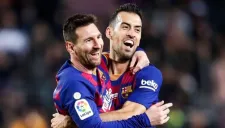 Messi y Busquets cuando aún eran compañeros