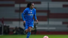Joaquín Martínez durante un partido con Cruz Azul
