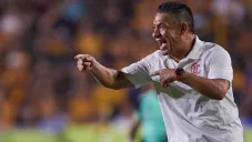 Nacho Ambriz en el juego ante Toluca