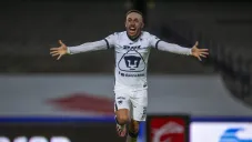 Juan Pablo Vigón luego del gol de la remontada ante Cruz Azul