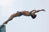 Jonathan Paredes en el Mundial de Clavados de Altura 2015