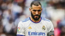 Karim Benzema con el Real Madrid