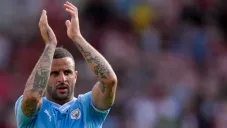 Walker en la Final de la FA Cup ante Manchester United