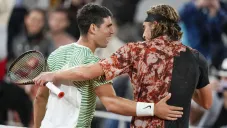 Tsitsipas y su curioso halago a Alcaraz tras el partido de Cuartos de Final