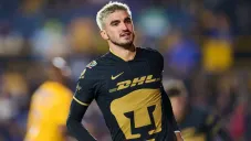 Tuti del Prete en un partido de Pumas