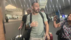 El delantero brasileño en su arribo a la CDMX