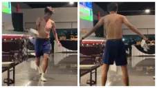 Jürgen Damm emula a Cristiano Ronaldo con 'siuuu' incluido en su primer día con Atlético San Luis