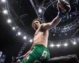 Martín Bravo durante una de sus peleas