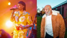 Mike Tyson, histórico boxeador, promociona el nuevo disco de Peso Pluma