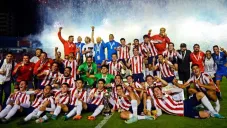 Tapatío festejando un título