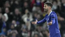 Pulisic jugando para el Chelsea