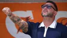 Turco Mohamed en un juego de Pumas