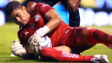 Jesús Rodríguez en el juego vs Santos