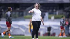 Milagros Martínez como entrenadora de Tigres