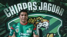 Cabañas en su visita con los Jaguares de Chiapas