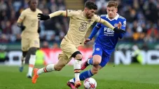 Pulisic jugando para el Chelsea en Premier League