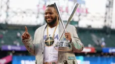 Guerrero Jr. celebra el Home Run Derby