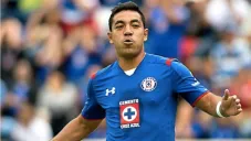 Fabián en su paso con Cruz Azul