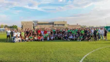 Laura Kalb de Irarragorri tuvo una plática para motivar a jugadores de Santos, Atlas y Sporting de Gijón