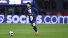 Lionel Messi jugando con el PSG