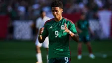 Ozziel Herrera en un juego del Tri