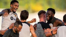 Entrenamiento del FC Barcelona