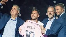 Lionel Messi con la playera del Inter Miami