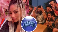 Integrantes del Team Infierno imitan en tono de burla a la boxeadora.