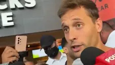 Sergio Canales habló a su llegada al aeropuerto